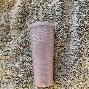 Starbucks icy white / icy lilac studded cup